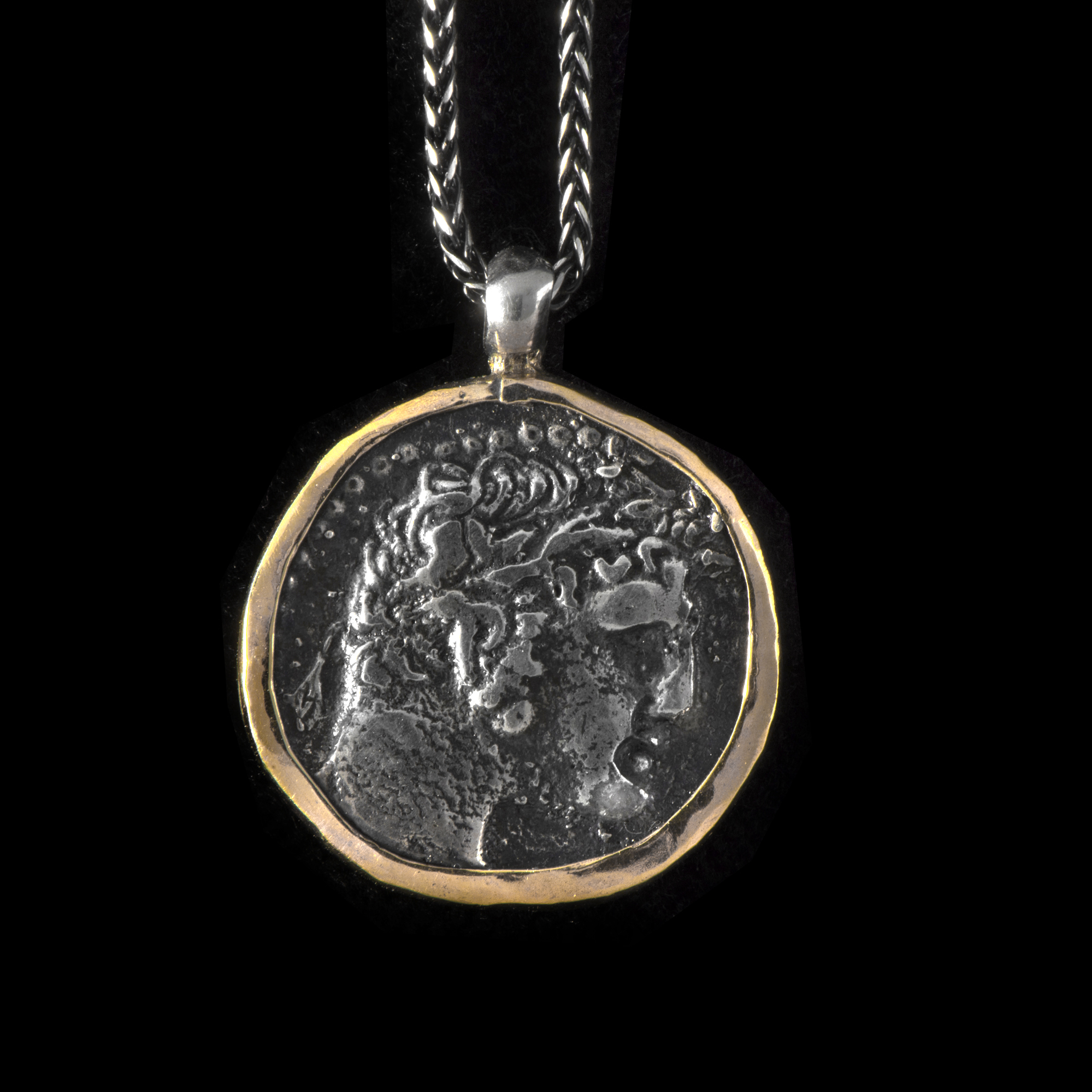 1002. Hand Crafted Tyrian Shekel Coin Pendant - Greece Best Tour